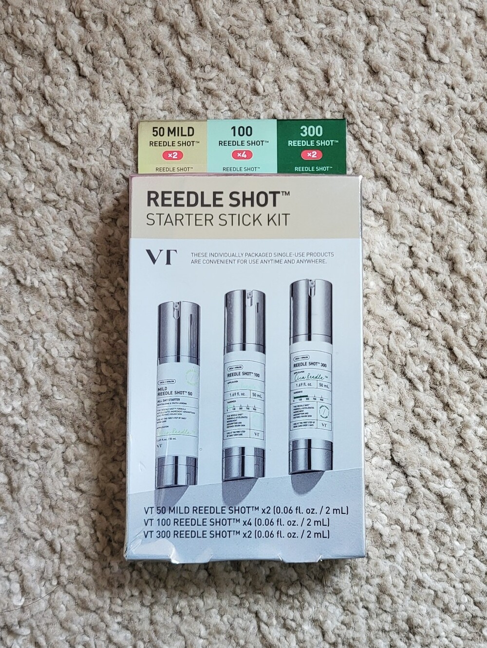 VT Cosmetics Reedle Shot Starter Stick Kit K-Beauty Set | New in Box